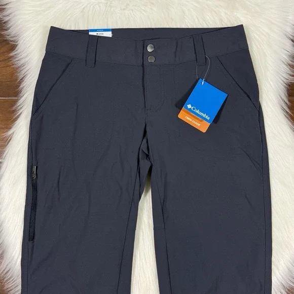 Columbia Women's Size 6 R Ink Saturday Trail Convertible Stretch Pants Straight - Picture 2 of 12